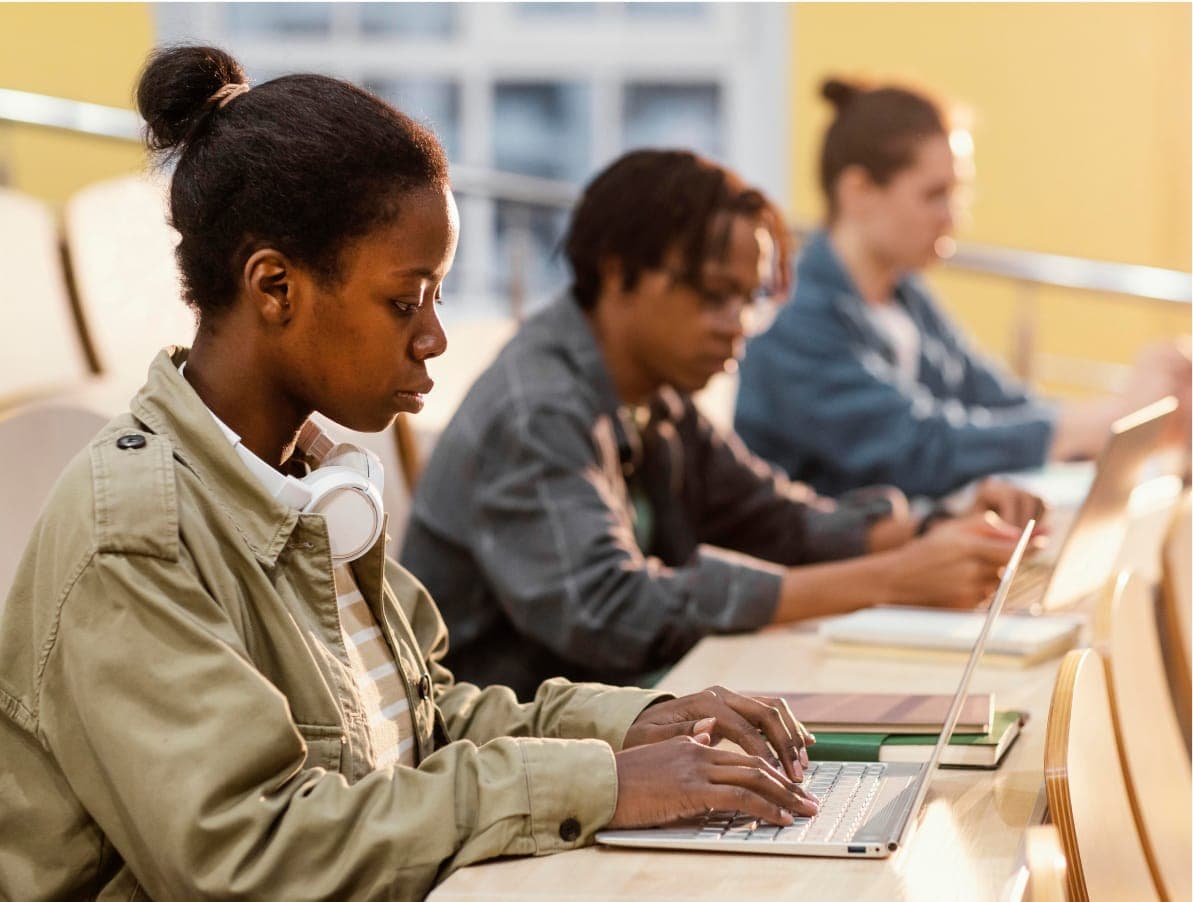 Students in the classroom